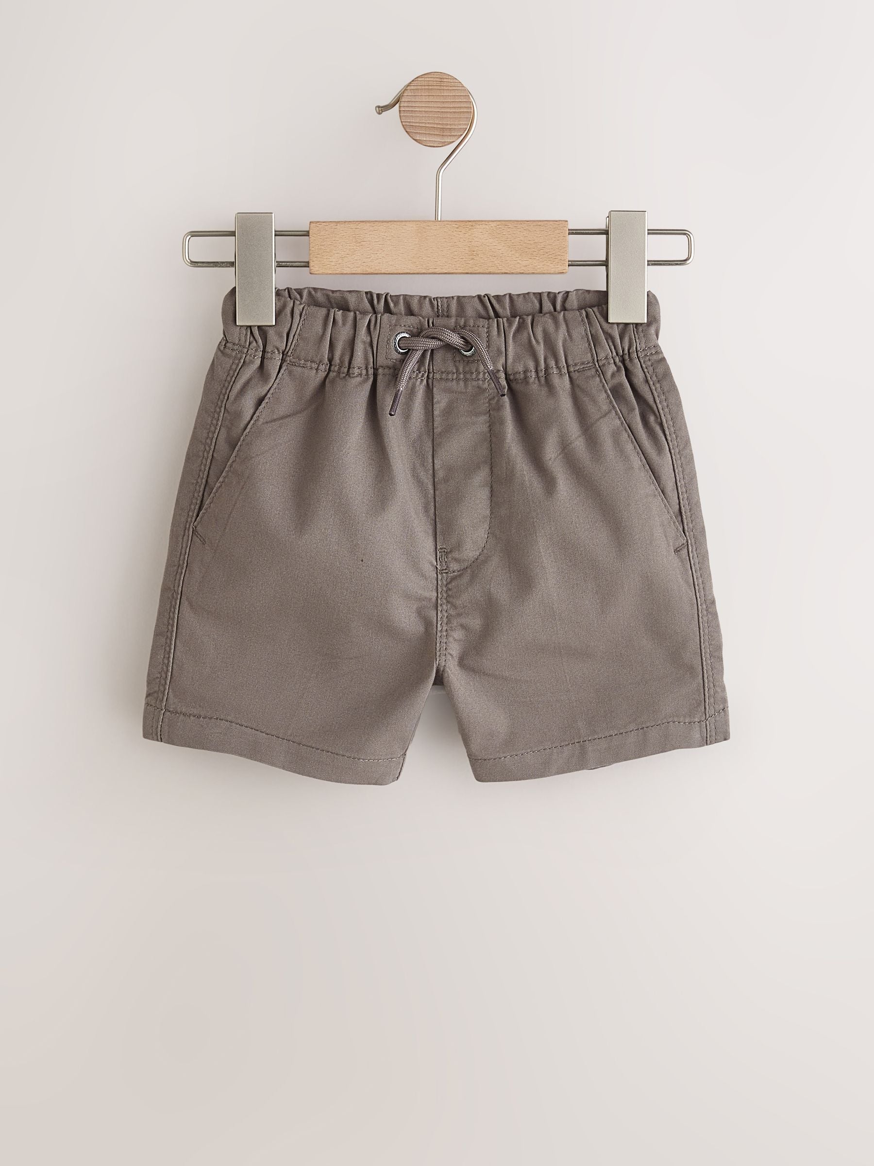 Dsiney Kidz - Brown/Star/Checkerboard Pull On Shorts 3 Pack (3mths-7yrs) image 4