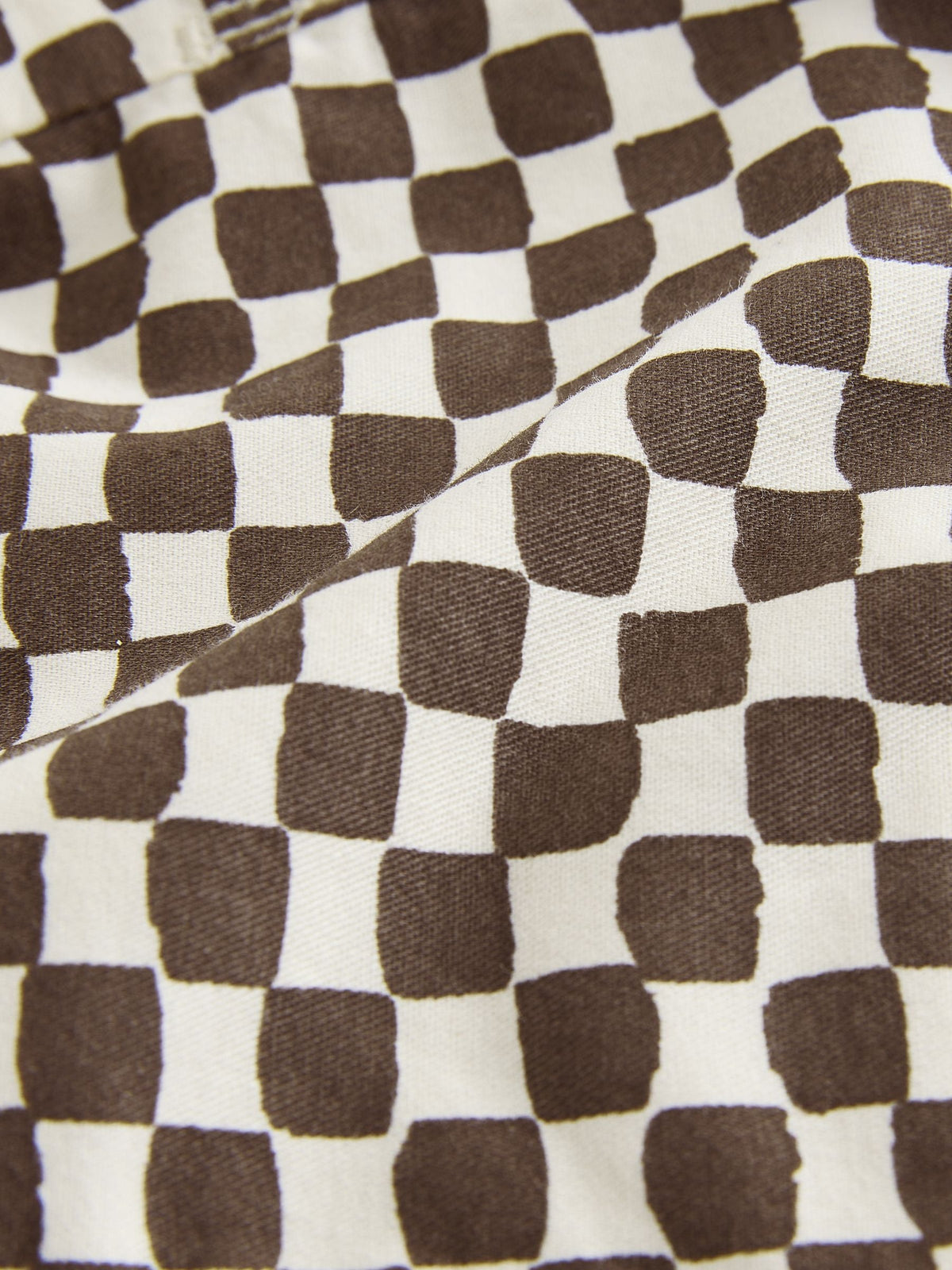 Brown/Star/Checkerboard Pull On Shorts 3 Pack (3mths-7yrs) image 8