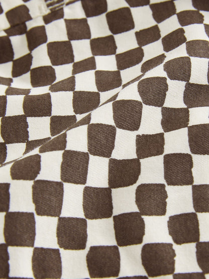 Dsiney Kidz - Brown/Star/Checkerboard Pull On Shorts 3 Pack (3mths-7yrs) image 8