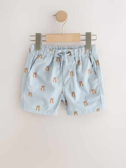 Dsiney Kidz - Navy/Red/Bear Pull On Shorts 3 Pack (3mths-7yrs) image 4