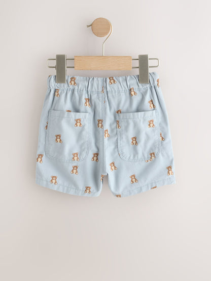 Dsiney Kidz - Navy/Red/Bear Pull On Shorts 3 Pack (3mths-7yrs) image 5