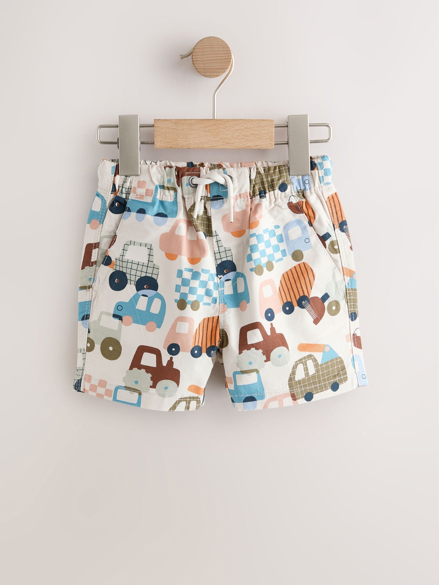 Dsiney Kidz - Rust Orange/Stripe/Transport Pull On Shorts 3 Pack (3mths-7yrs) image 2