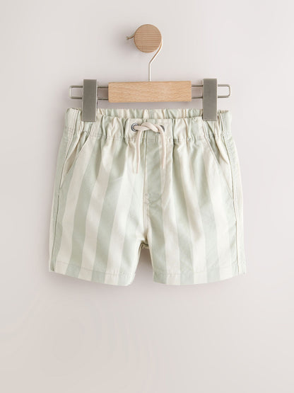 Dsiney Kidz - Rust Orange/Stripe/Transport Pull On Shorts 3 Pack (3mths-7yrs) image 3