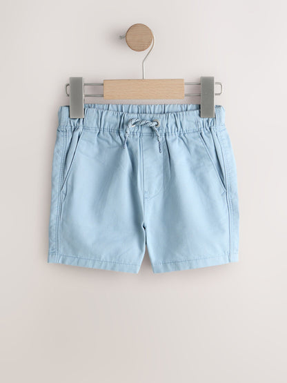 Pale Blue Pull On Shorts (3mths-7yrs) image 4