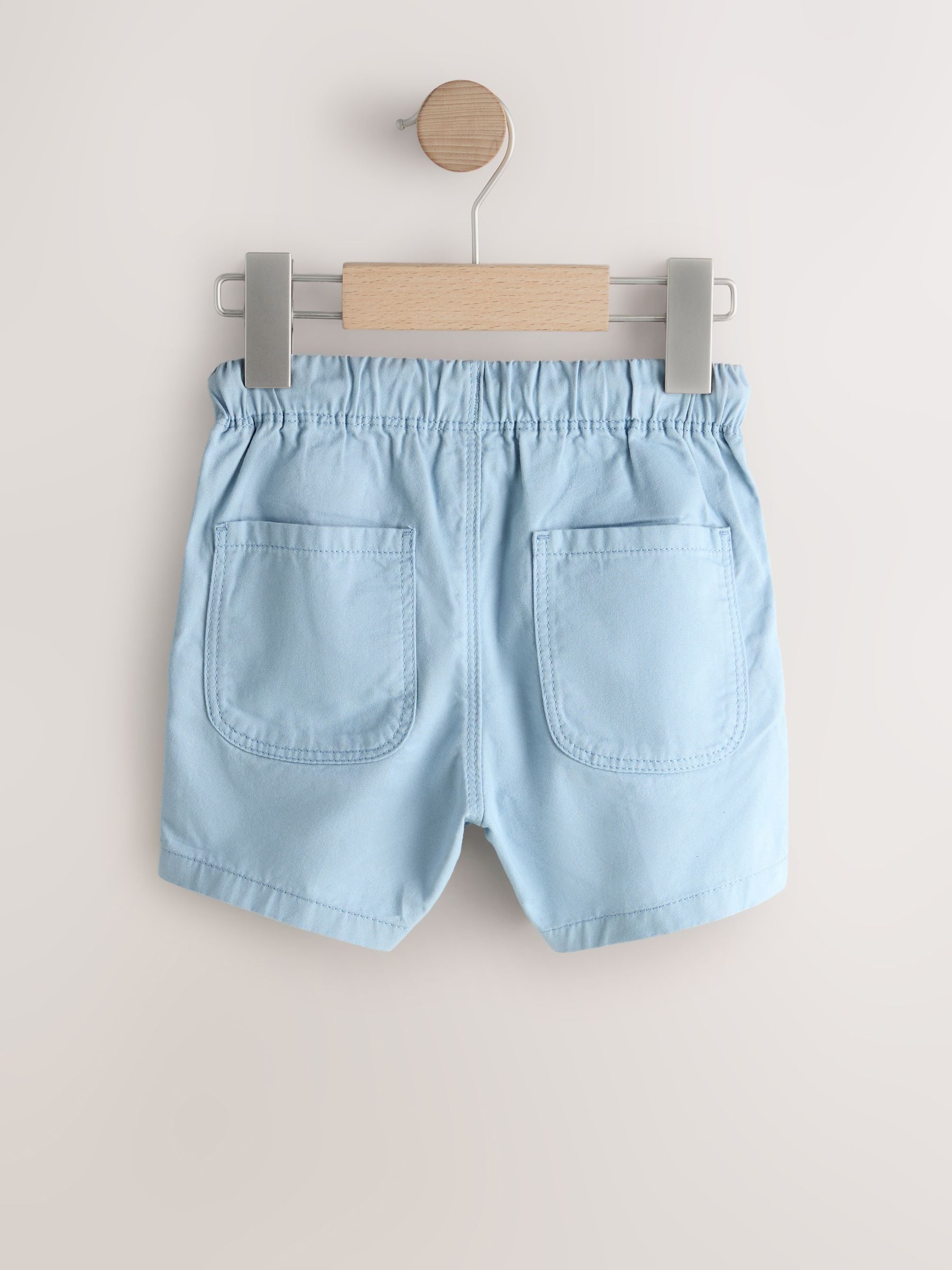Pale Blue Pull On Shorts (3mths-7yrs) image 5