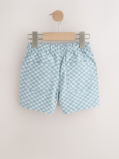 Dsiney Kidz - Blue Checkerboard Pull On Shorts (3mths-7yrs) image 5