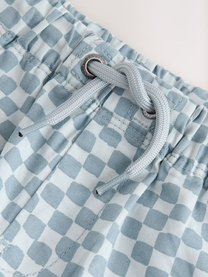 Dsiney Kidz - Blue Checkerboard Pull On Shorts (3mths-7yrs) image 6