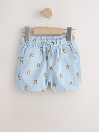 Dsiney Kidz - Blue Bear Print Pull On Shorts (3mths-7yrs) image 5
