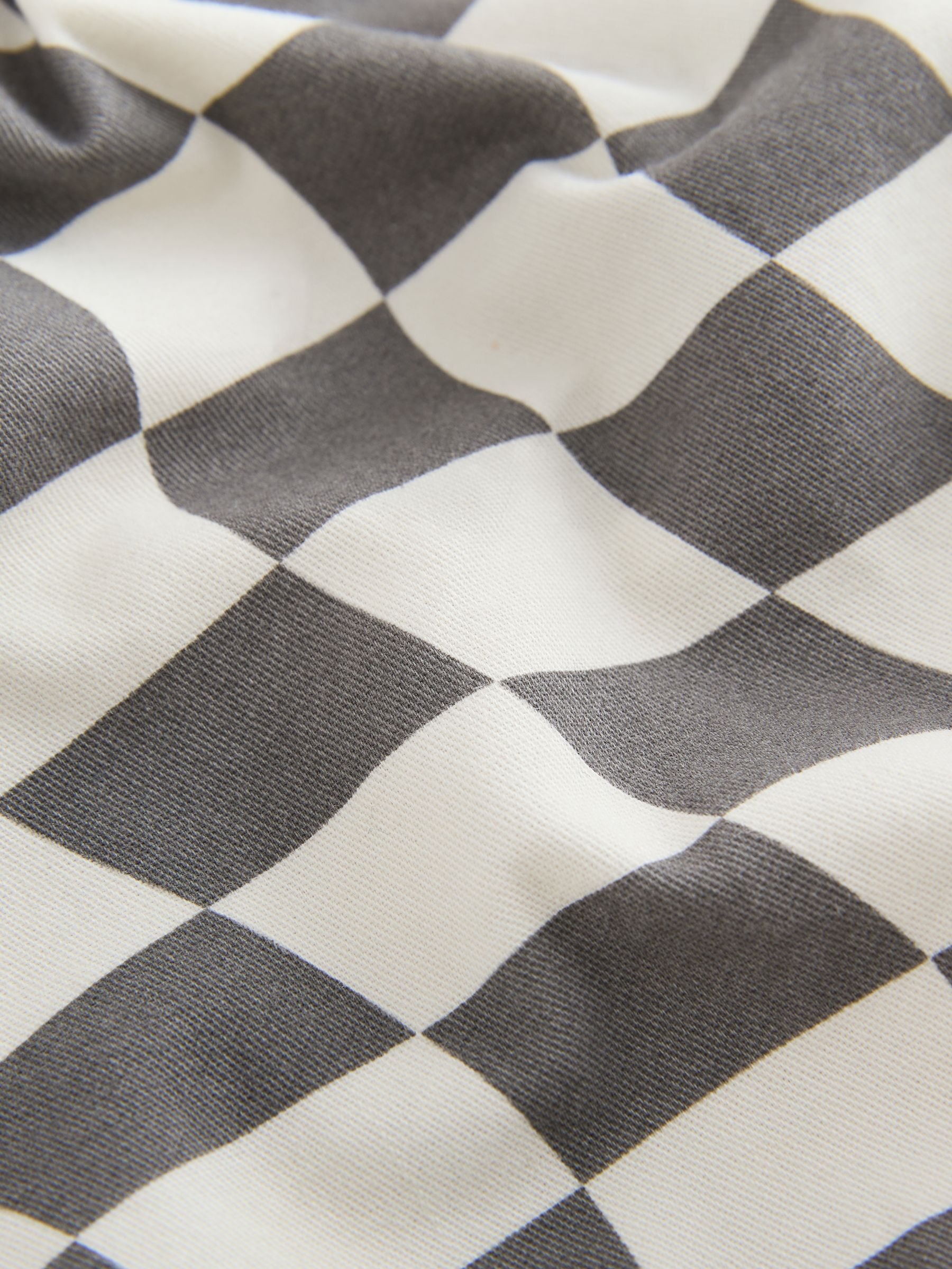 Grey/White Checkerboard Pull On Shorts (3mths-7yrs) image 7