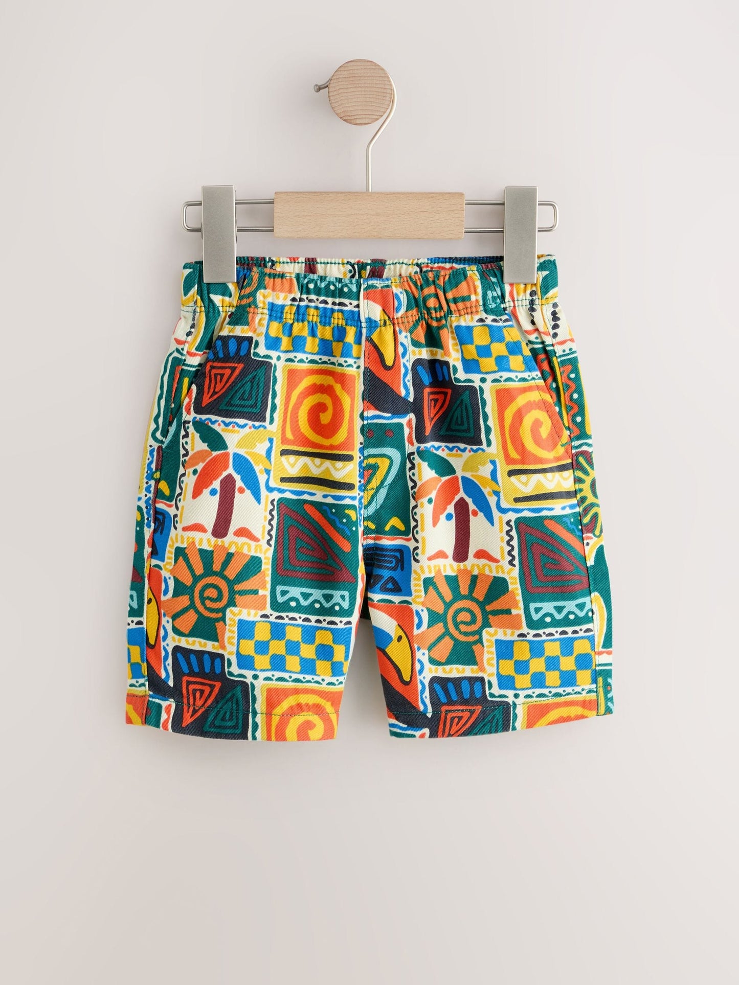 Dsiney Kidz - Multi Postcard Print Pull On Bermuda Shorts (3mths-7yrs) image 4