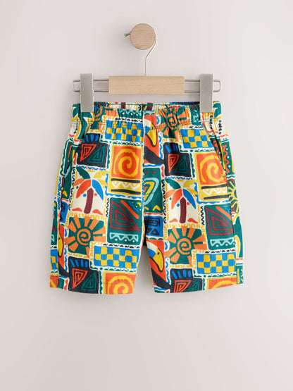 Dsiney Kidz - Multi Postcard Print Pull On Bermuda Shorts (3mths-7yrs) image 4