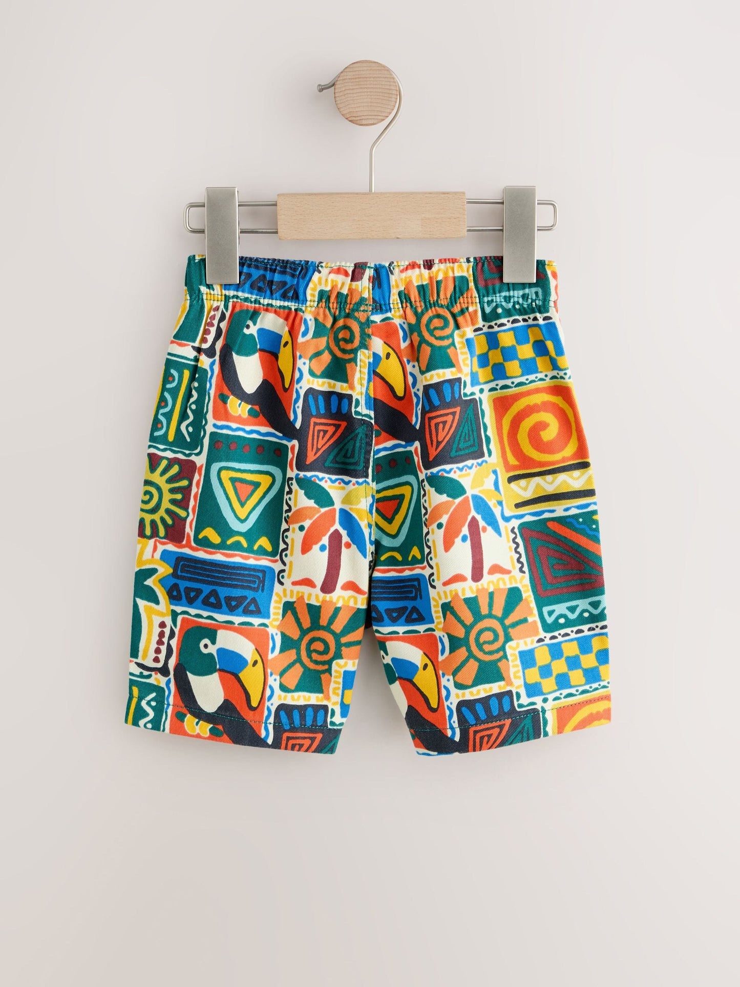 Dsiney Kidz - Multi Postcard Print Pull On Bermuda Shorts (3mths-7yrs) image 5