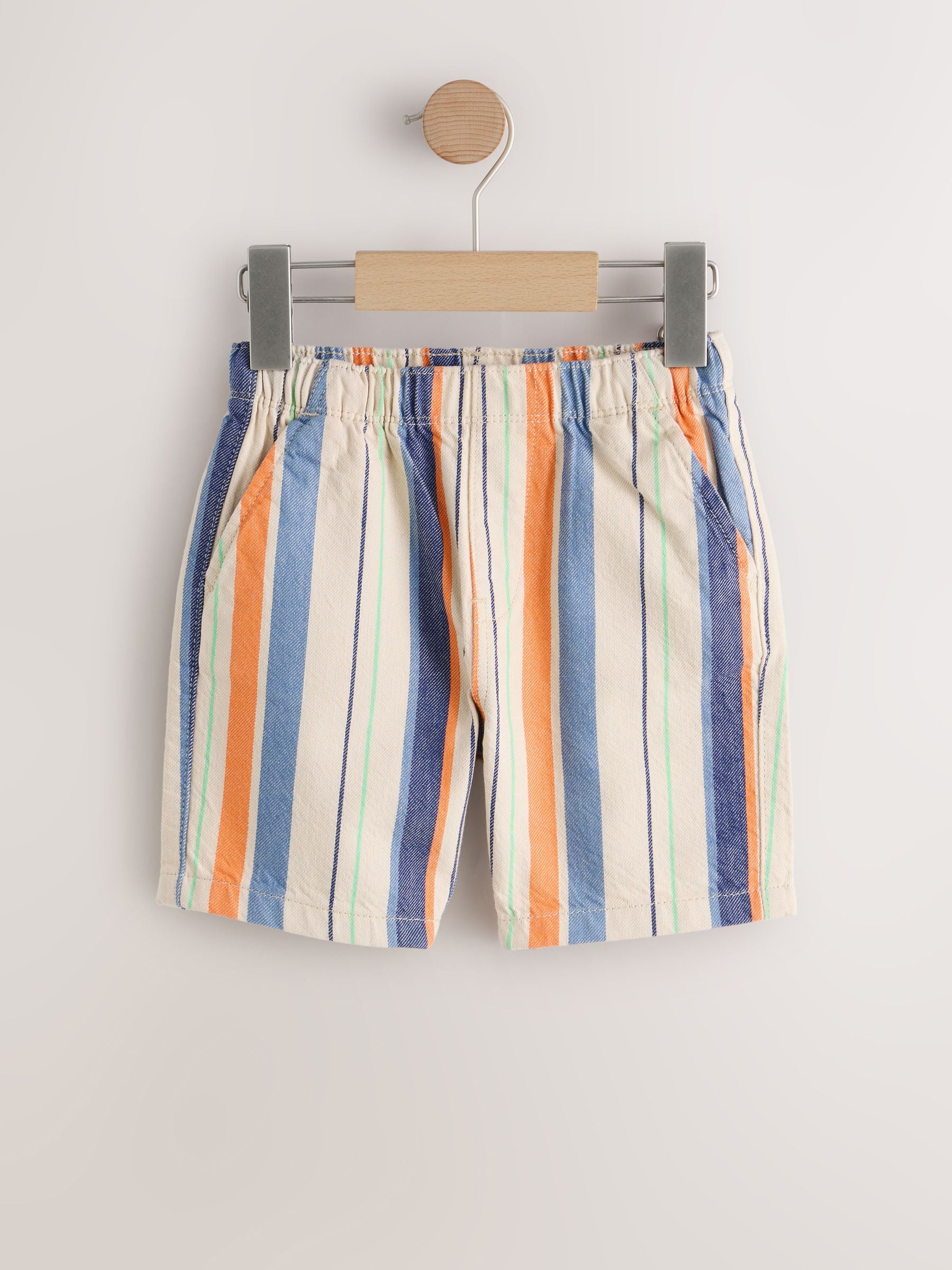 Dsiney Kidz - Orange/Neutral Stripe Pull On Bermuda Shorts (3mths-7yrs) image 5