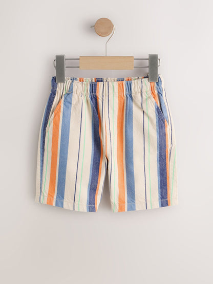 Dsiney Kidz - Orange/Neutral Stripe Pull On Bermuda Shorts (3mths-7yrs) image 5