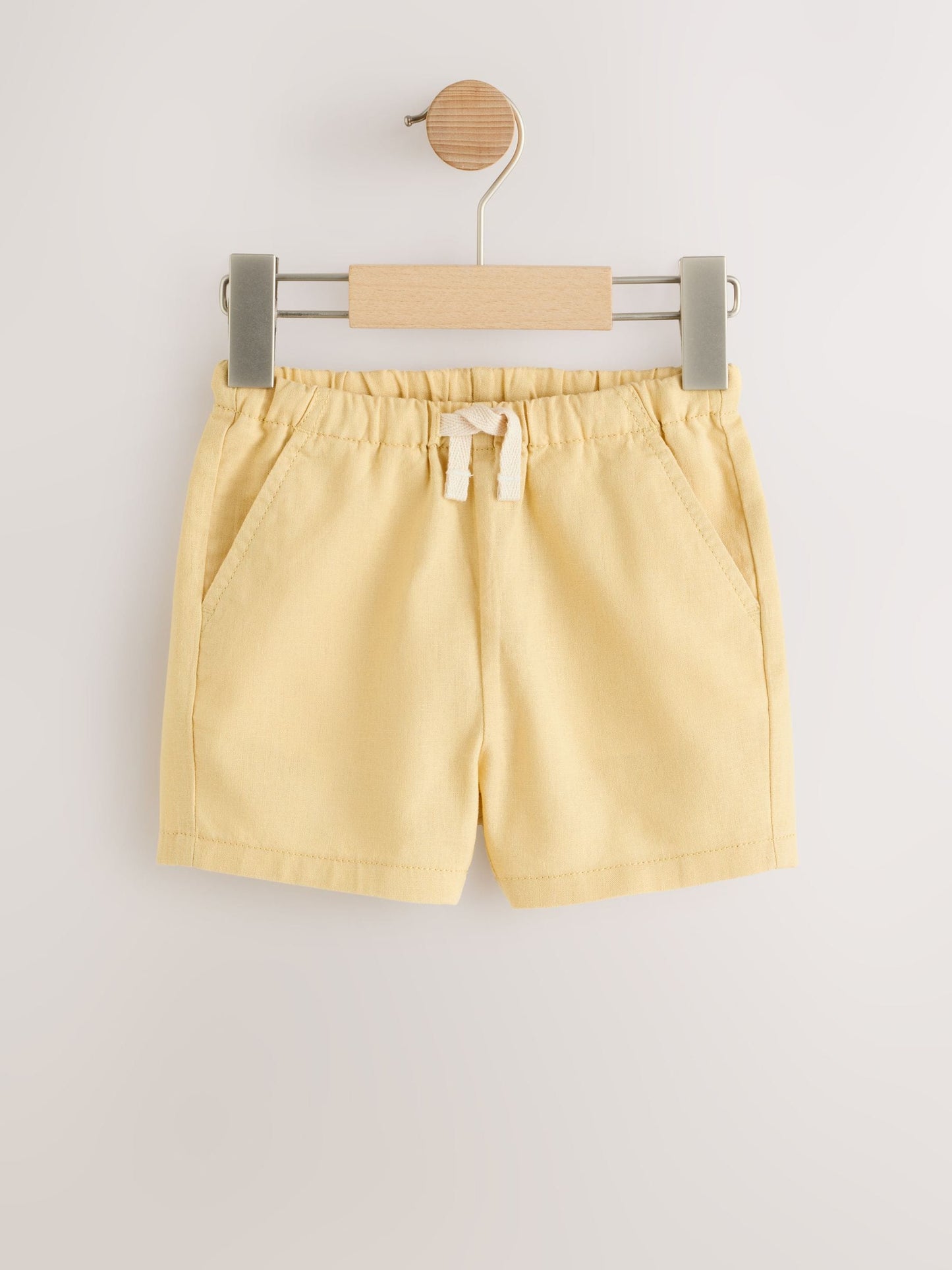 Dsiney Kidz - Blue/Yellow/Dino Linen Blend Shorts 3 Pack (3mths-7yrs) image 3