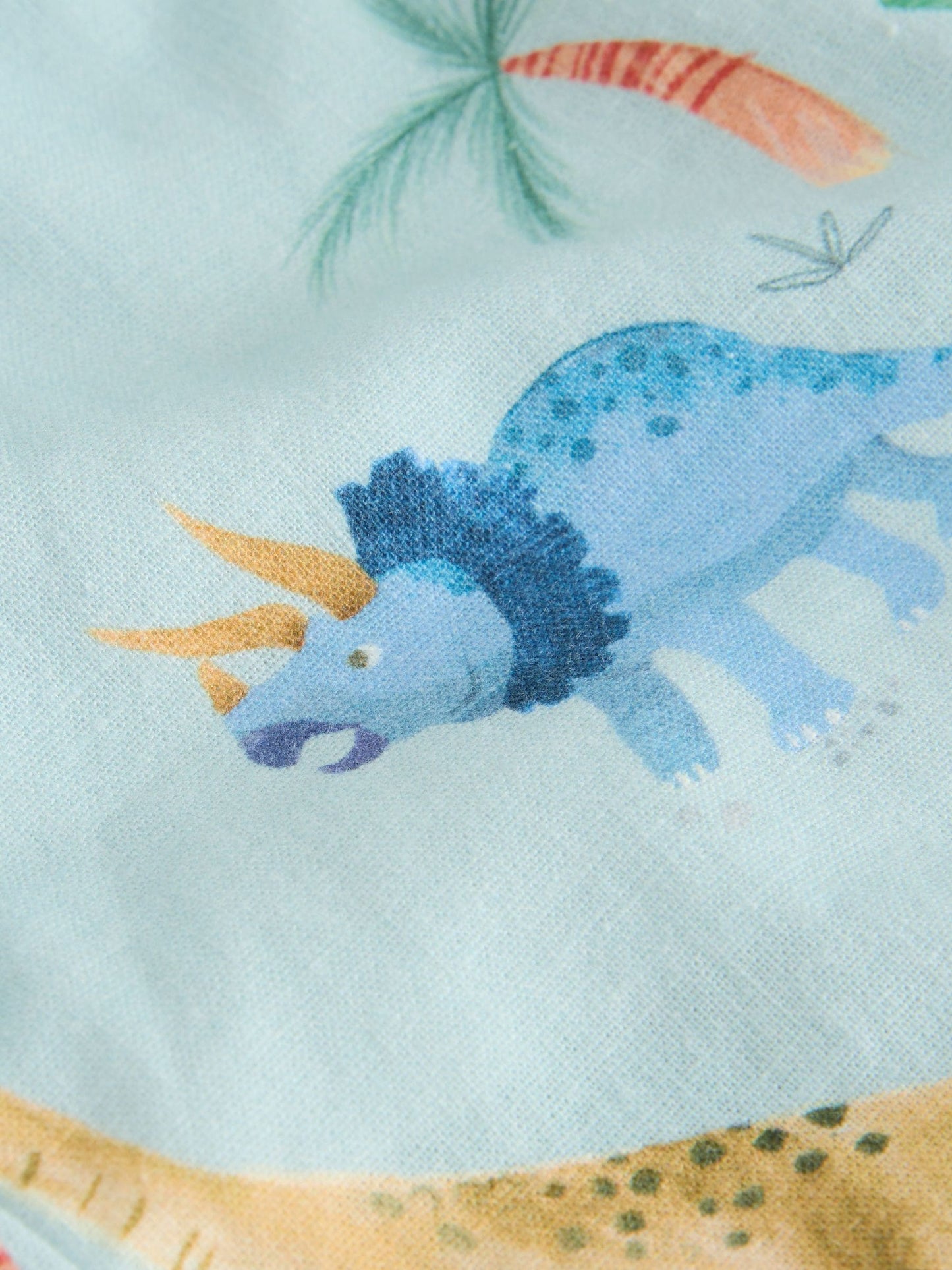 Dsiney Kidz - Blue Dino Print Linen Blend Pull On Shorts (3mths-7yrs) image 7
