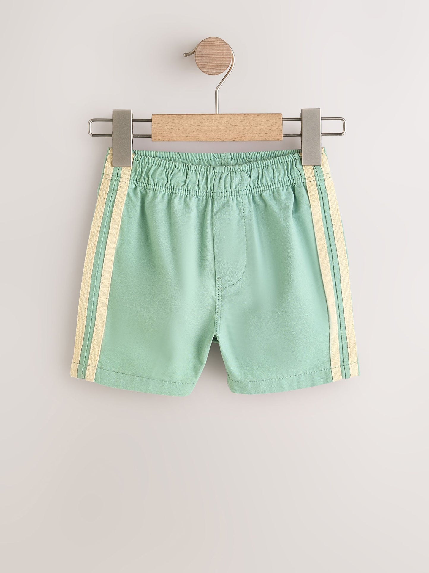 Dsiney Kidz - Sage Green Side Stripe Pull On Shorts (3mths-7yrs) image 4