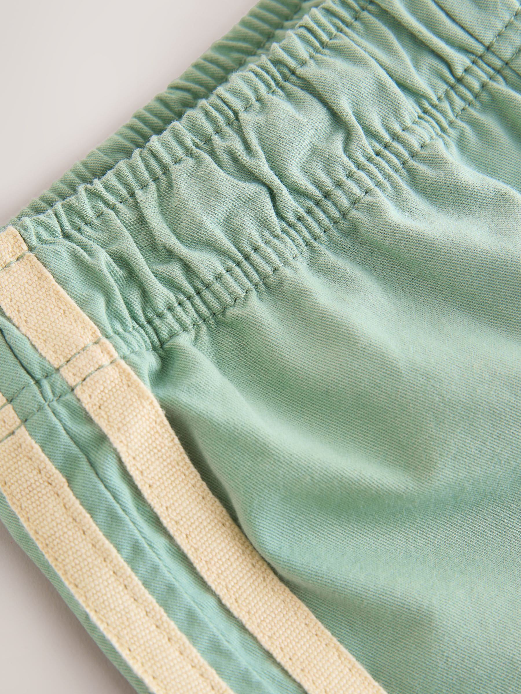 Dsiney Kidz - Sage Green Side Stripe Pull On Shorts (3mths-7yrs) image 6