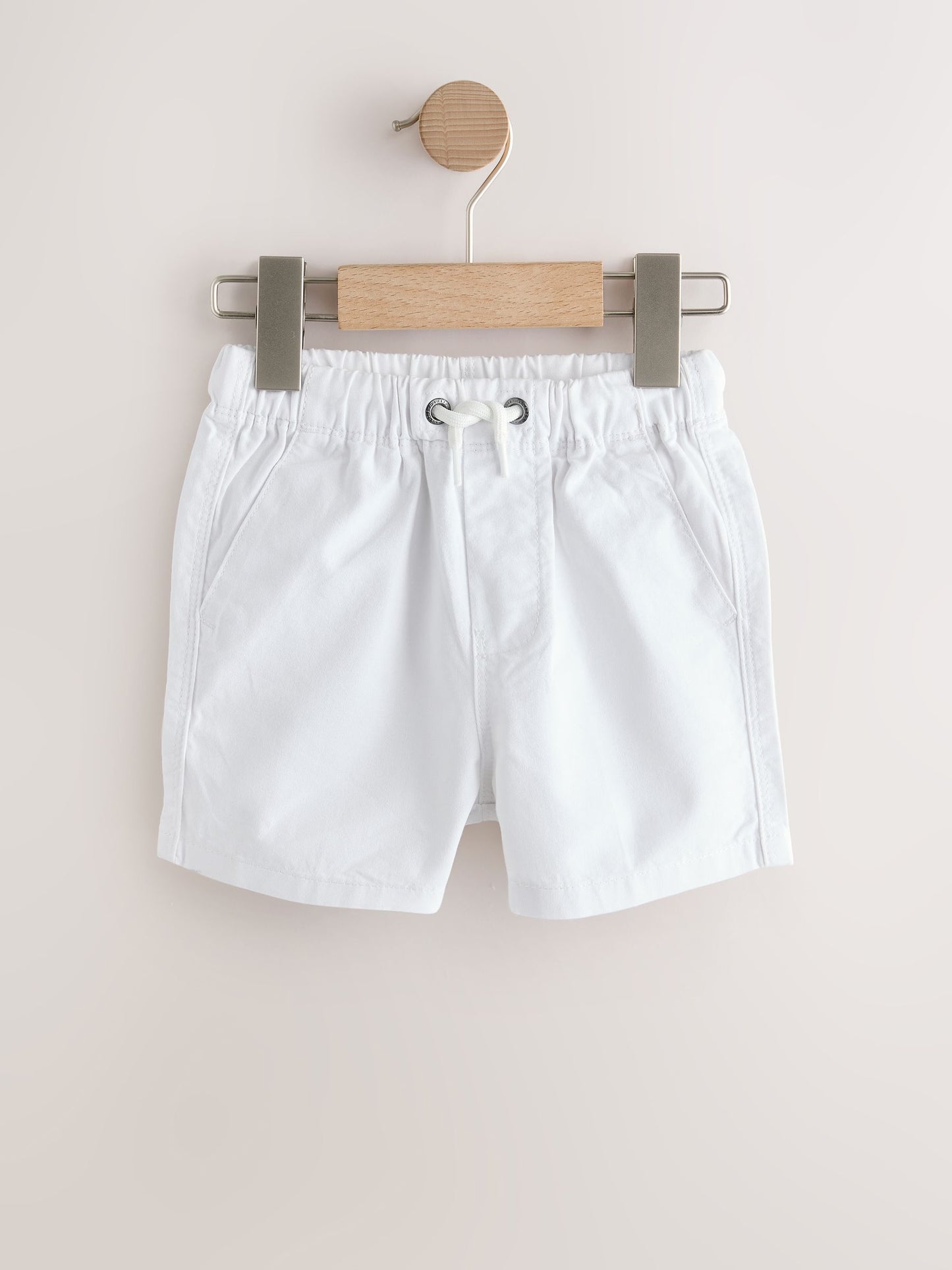 Navy/Chambray/Tan/White/Blue Pull On Shorts 5 Pack (3mths-7yrs) image 6
