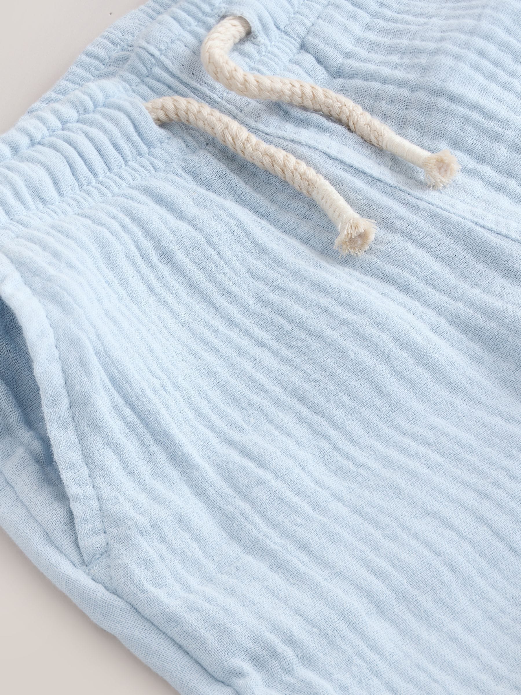 Dsiney Kidz - Pale Blue Soft Textured Pull On Shorts (3mths-7yrs) image 6