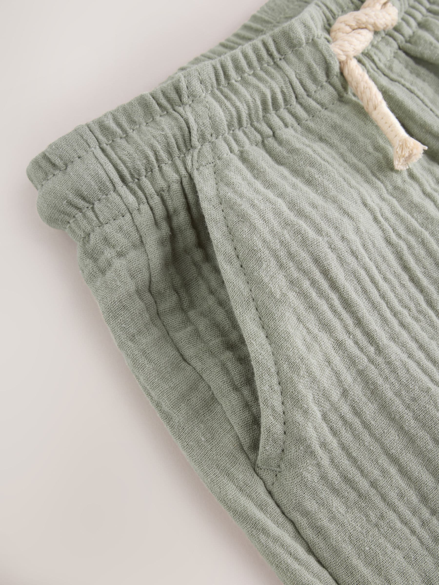 Dsiney Kidz - Sage Green Soft Textured Pull On Shorts (3mths-7yrs) image 8