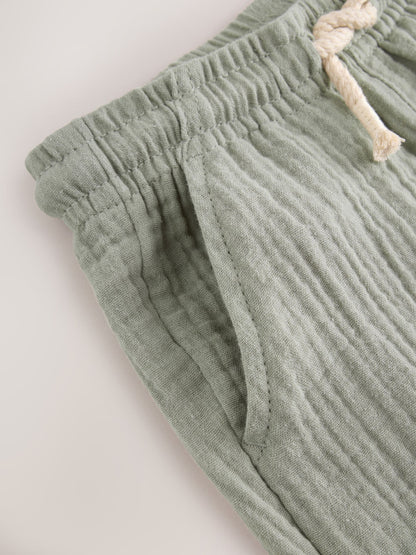 Dsiney Kidz - Sage Green Soft Textured Pull On Shorts (3mths-7yrs) image 8