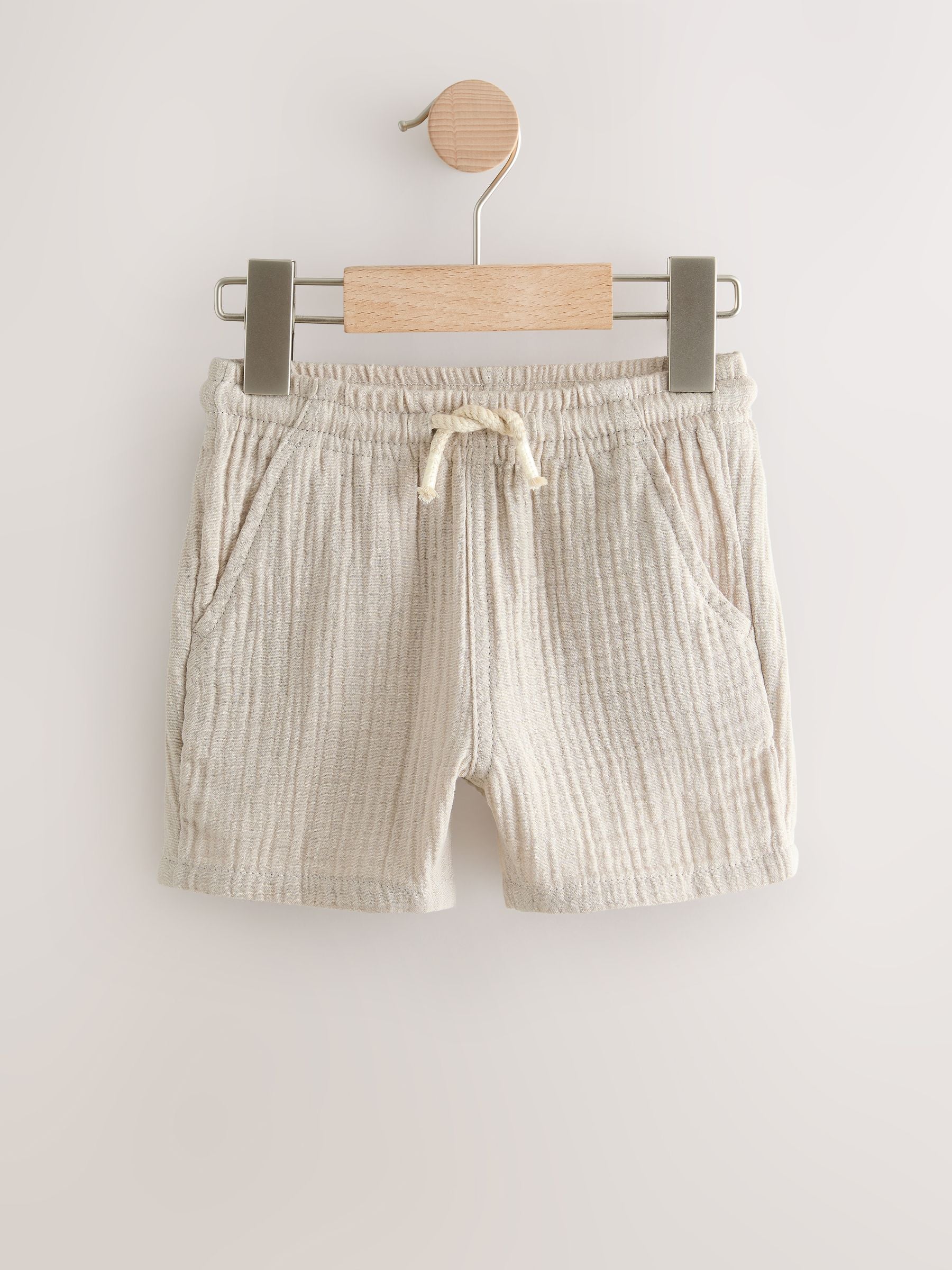 Dsiney Kidz - Neutral Soft Textured Pull On Shorts (3mths-7yrs) image 4