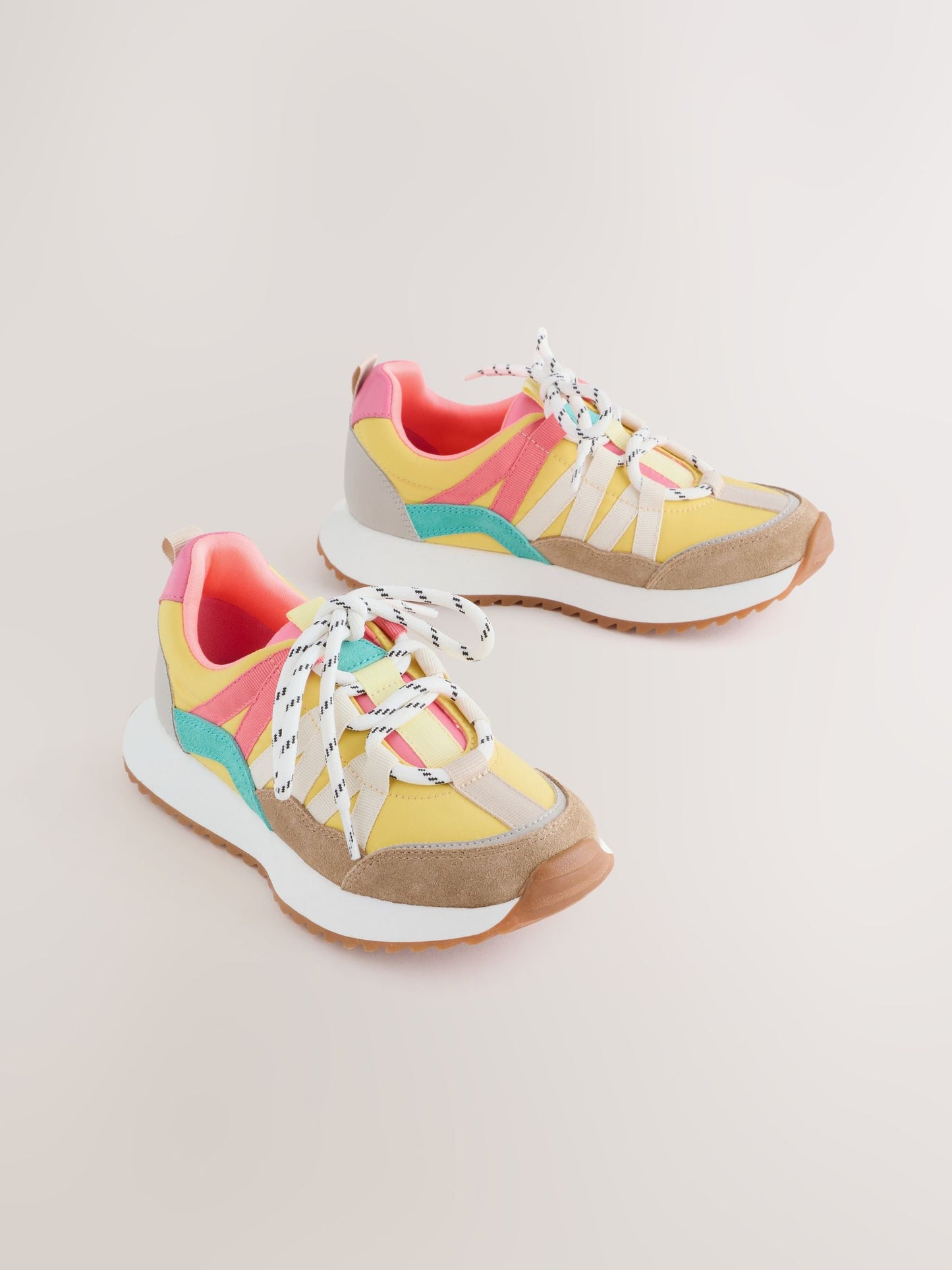 Bright Lace- Up Trainers image 1