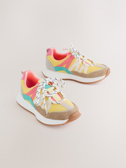 Bright Lace- Up Trainers image 1