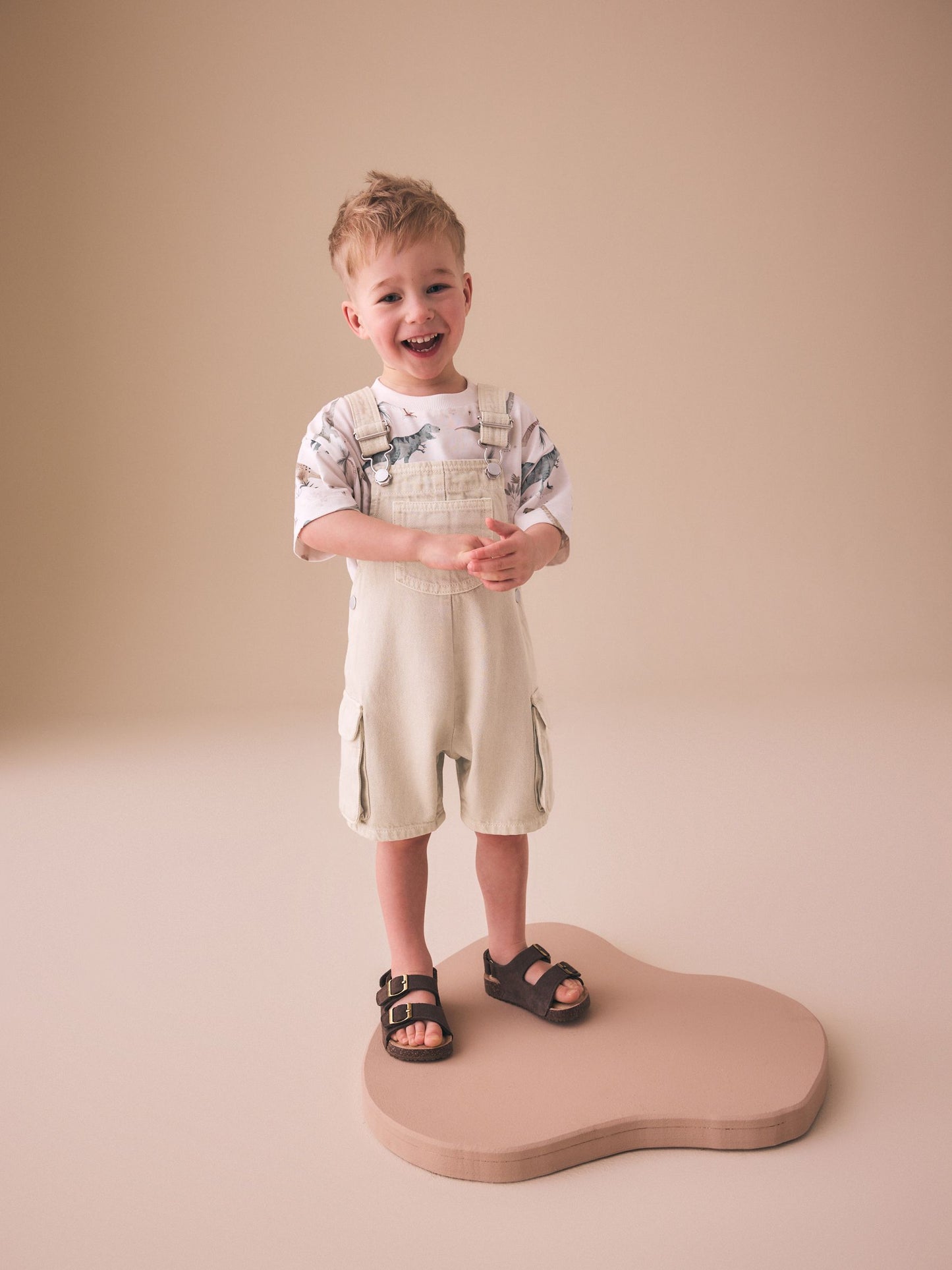 Stone Dungarees (3mths-7yrs) image 3