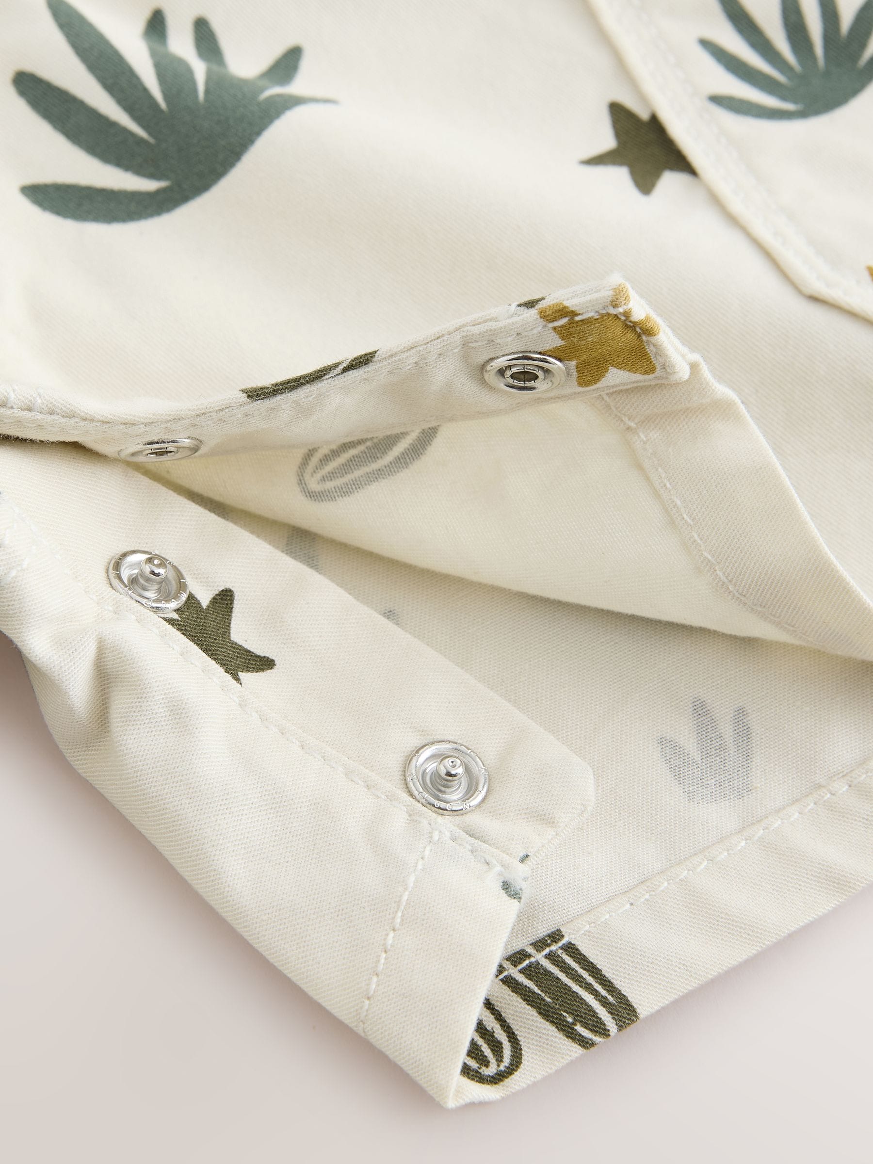 Neutral Cactus Print Dungarees (3mths-7yrs) image 8