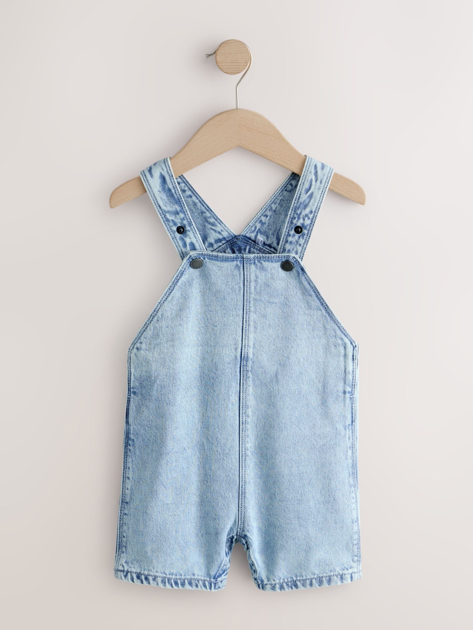 Light Blue Denim Dungarees (3mths-7yrs) image 3