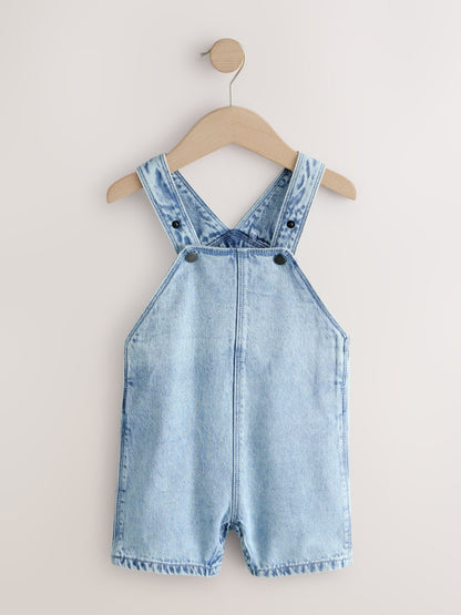 Light Blue Denim Dungarees (3mths-7yrs) image 3