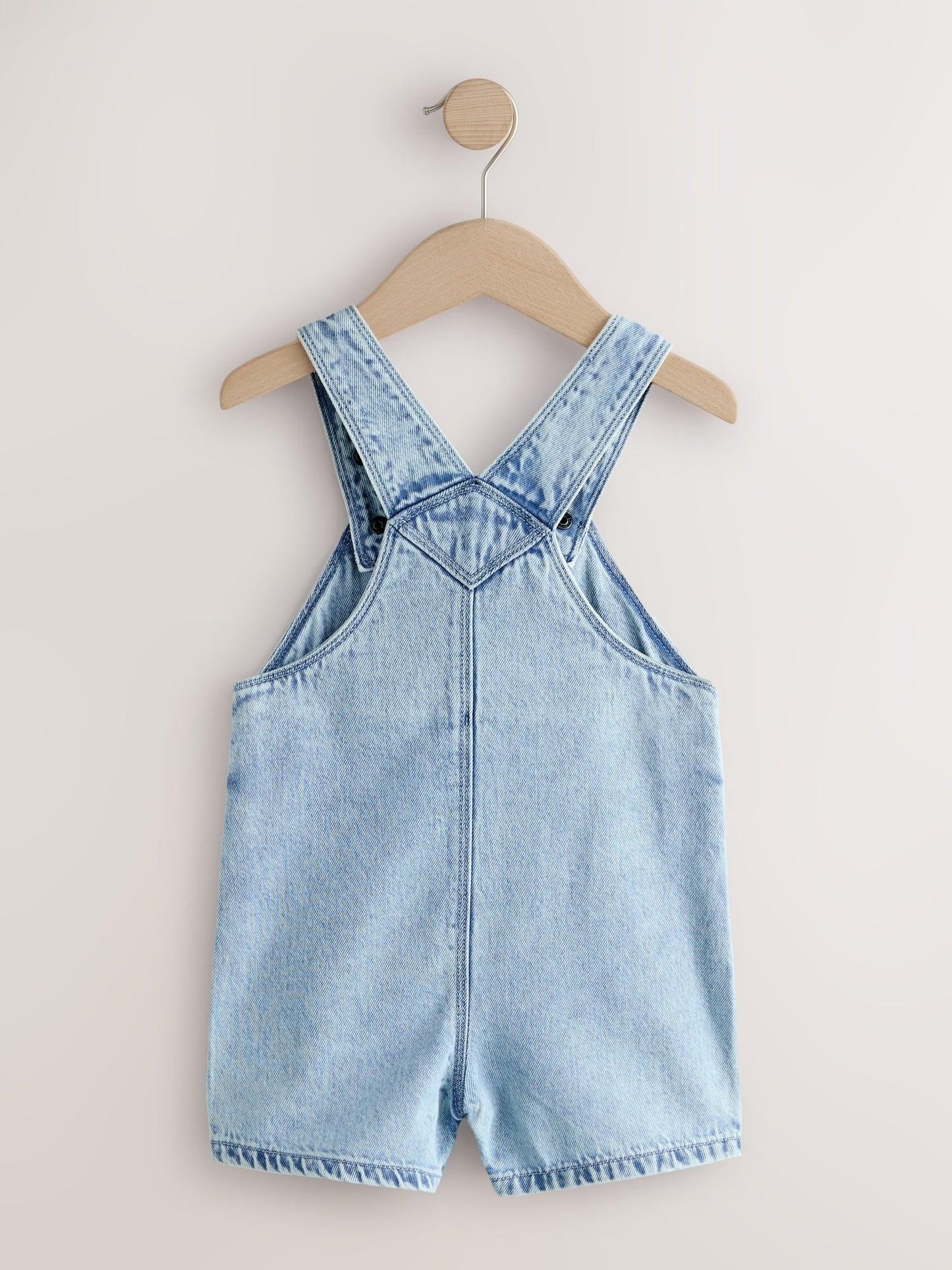 Light Blue Denim Dungarees (3mths-7yrs) image 4