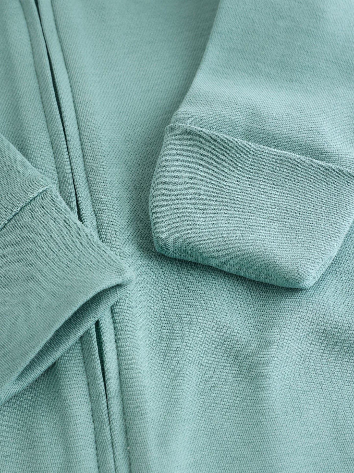 Green Two Way Zip Baby Sleepsuits 4 Pack (0mths-2yrs) image 3