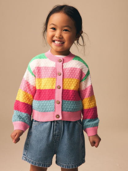 Rainbow Striped Cardigan (3mths-7yrs) - image 1