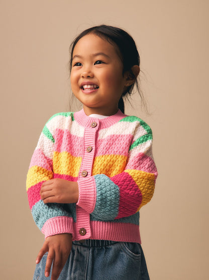 Rainbow Striped Cardigan (3mths-7yrs) - image 2