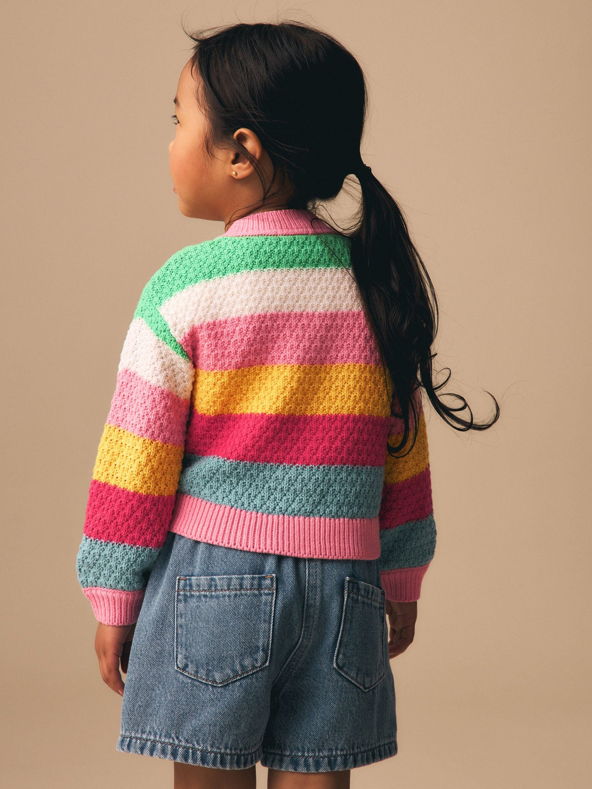 Rainbow Striped Cardigan (3mths-7yrs) - image 3