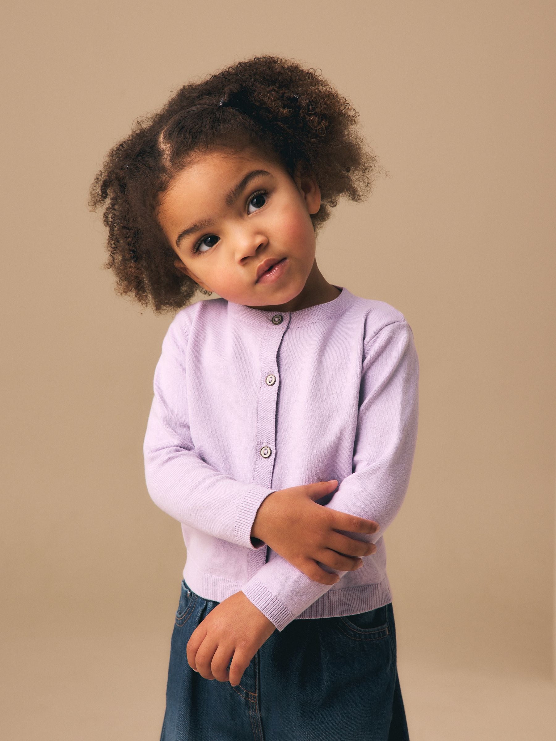 Dsiney Kidz - Lilac Purple Cardigan (3mths-10yrs) image 1