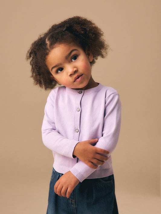 Dsiney Kidz - Lilac Purple Cardigan (3mths-10yrs) image 1