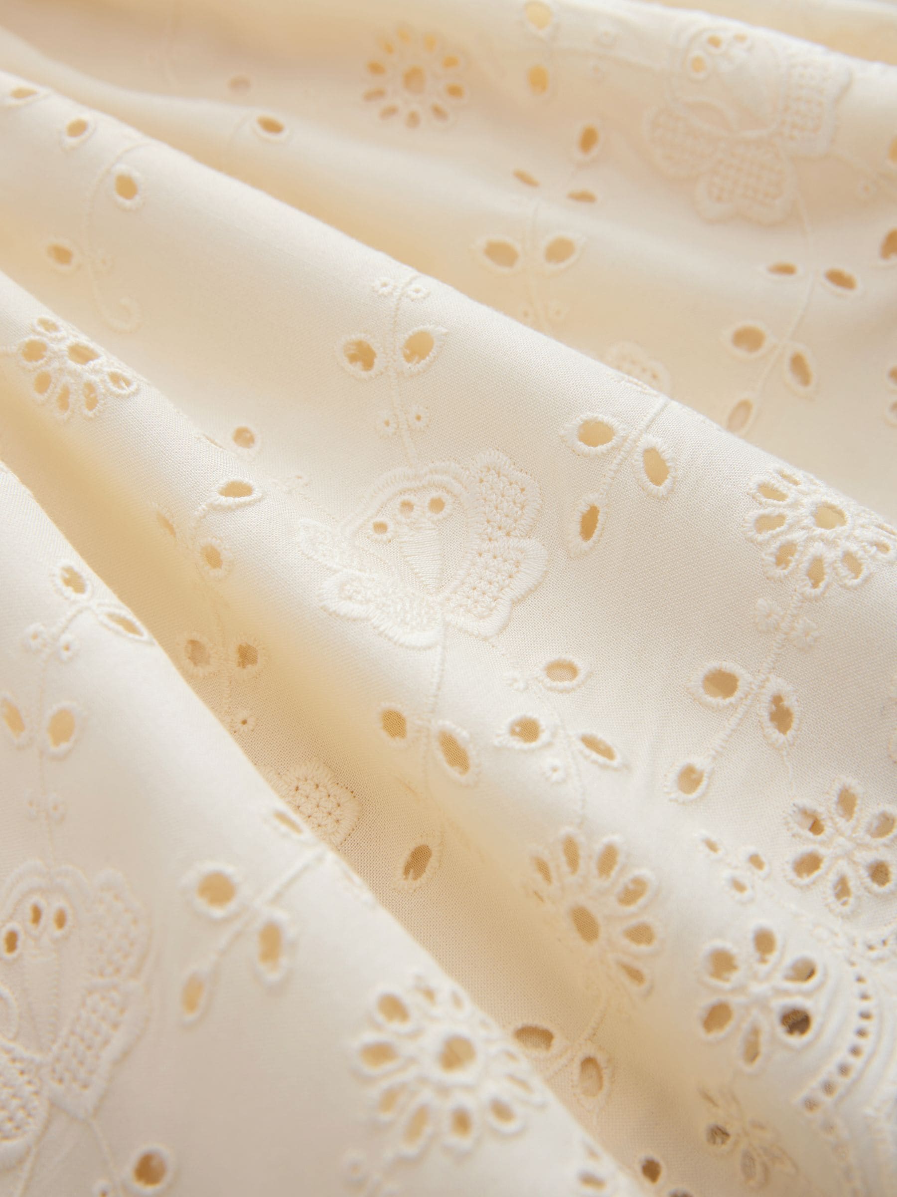 Ecru Embroidered pointelle Dress (3mths-7yrs) image 7