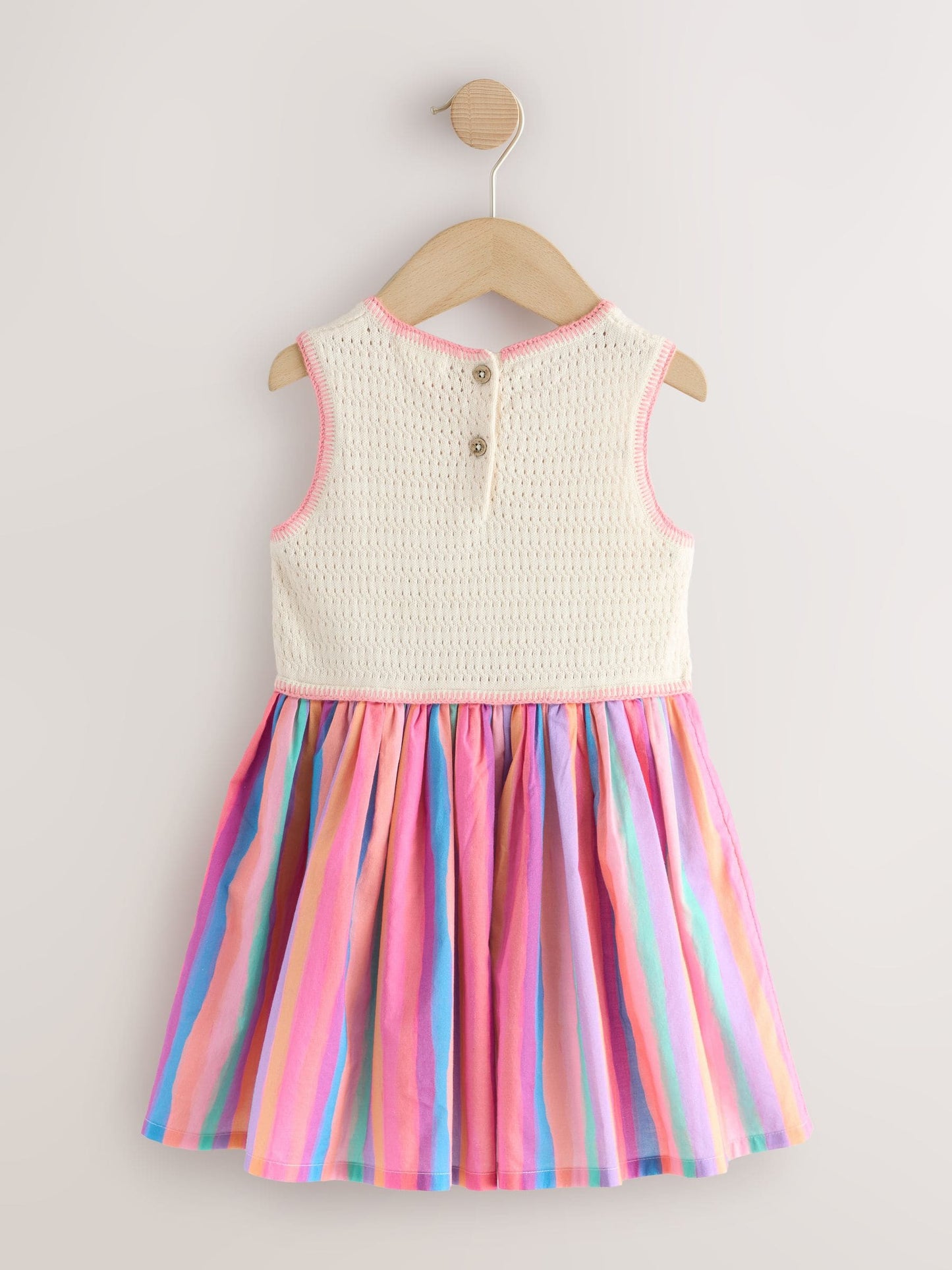 Rainbow Fruit Embroidered Dress (3mths-7yrs) image 6
