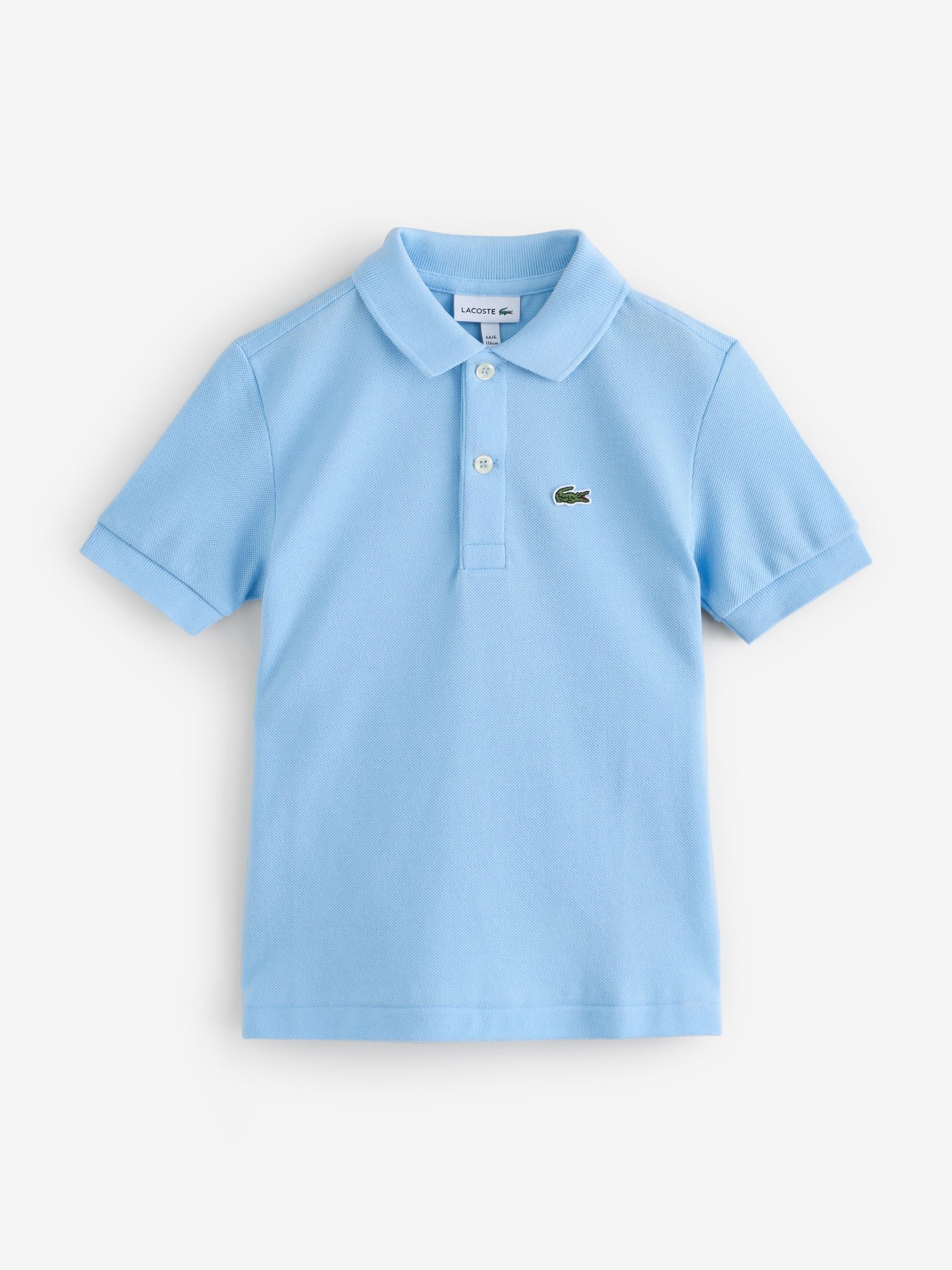 Dsiney Kidz - Lacoste Light Blue Petit Pique Short Sleeve Polo Shirt image 1