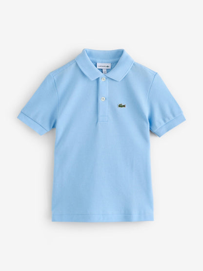 Dsiney Kidz - Lacoste Light Blue Petit Pique Short Sleeve Polo Shirt image 1