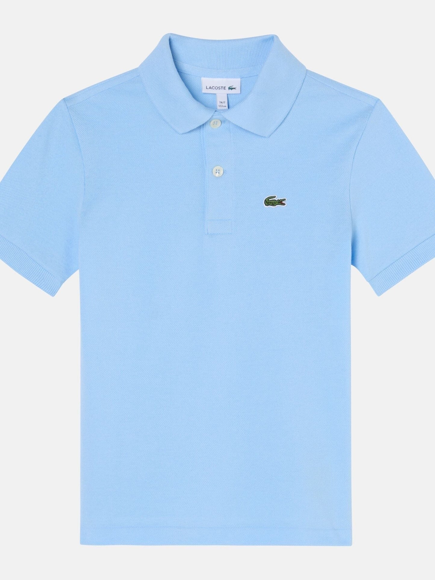 Dsiney Kidz - Lacoste Light Blue Petit Pique Short Sleeve Polo Shirt image 2