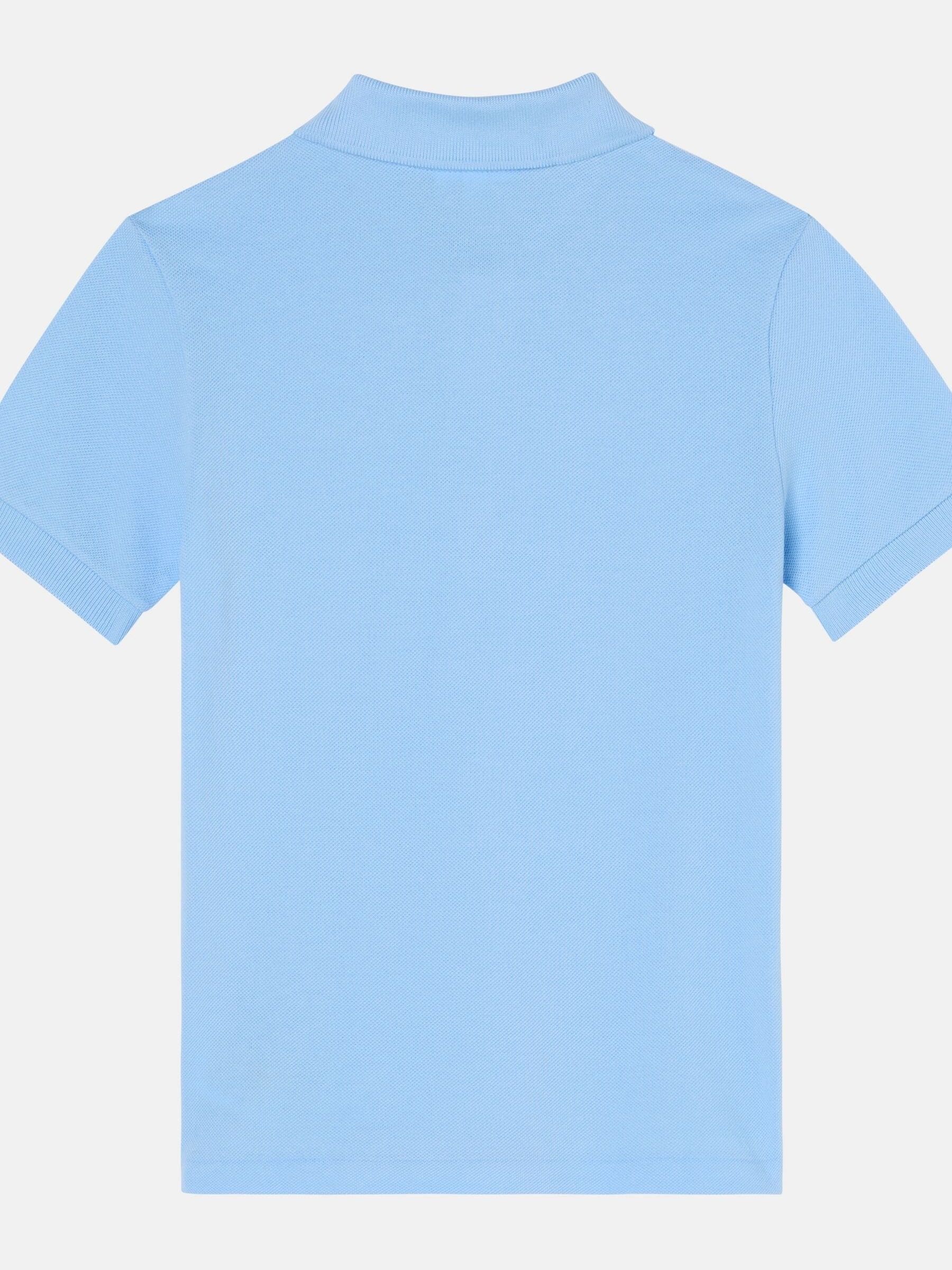 Dsiney Kidz - Lacoste Light Blue Petit Pique Short Sleeve Polo Shirt image 3