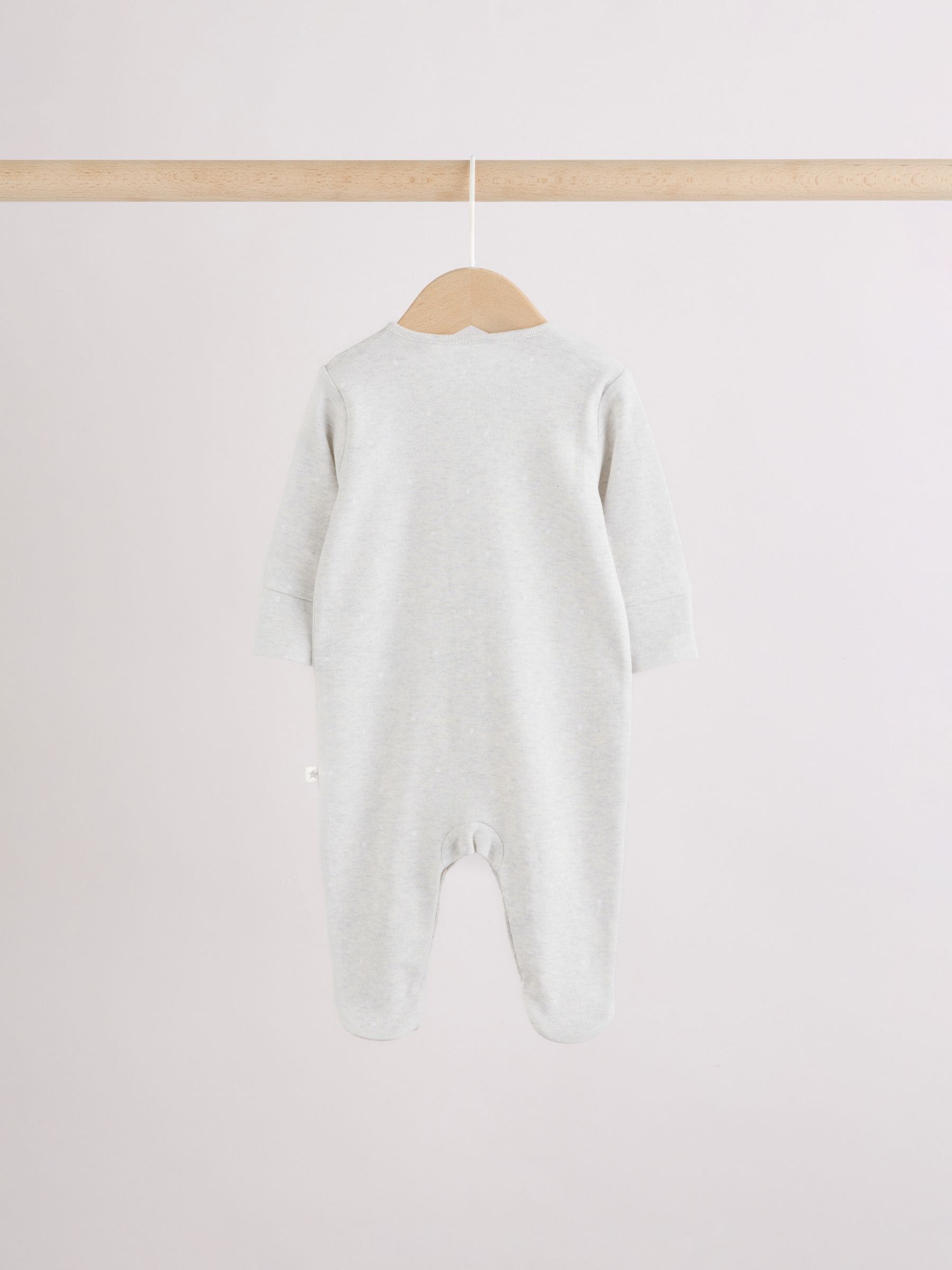 Grey Elephant Baby Sleepsuits 3 Pack (0-2yrs) image 6