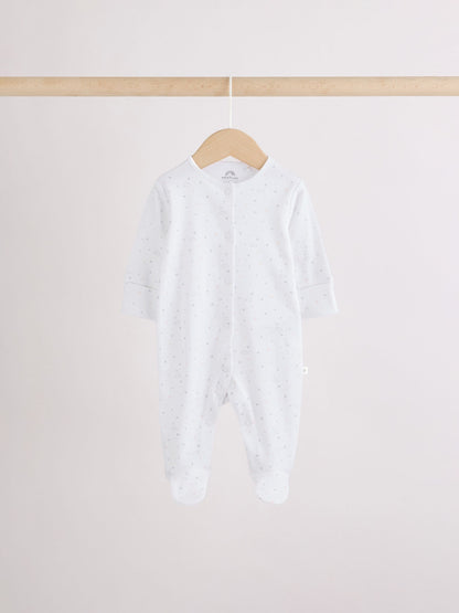 Grey Elephant Baby Sleepsuits 3 Pack (0-2yrs) image 9