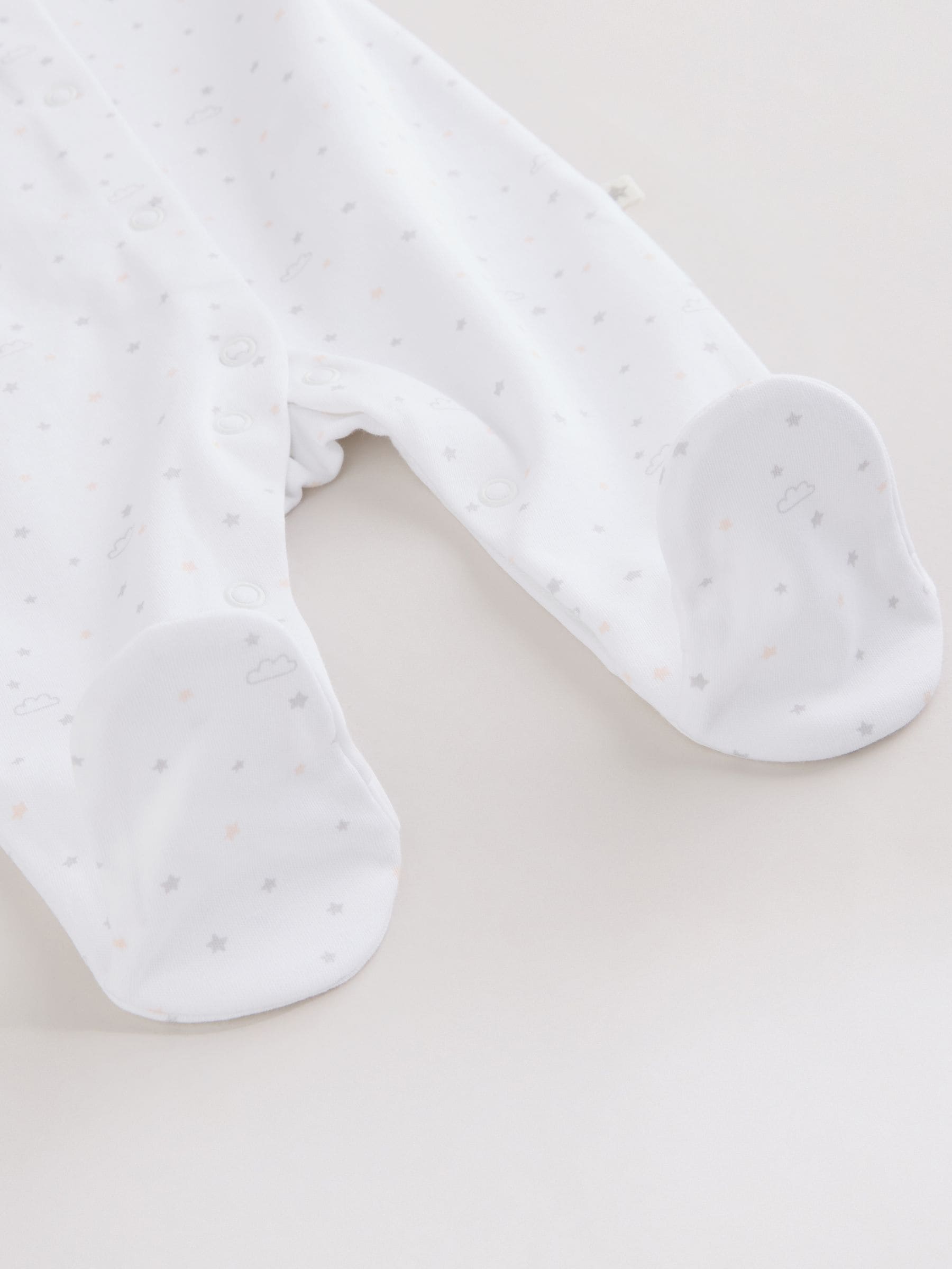 Grey Elephant Baby Sleepsuits 3 Pack (0-2yrs) image 8