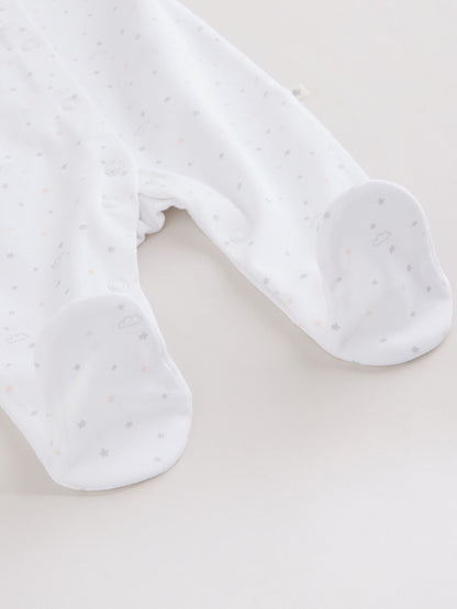 Grey Elephant Baby Sleepsuits 3 Pack (0-2yrs) image 8
